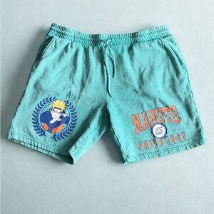 Naruto Shippuden Teal Shorts